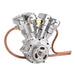 V2 Engine V-twin 2-Cylinder 4-Stroke Air-Cooled Gasoline Engine Motorcycle RC Model - Panhead & Shovelhead Collection