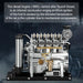 L4 Diesel Engine Model Kit that Works - Build Your Own Diesel Engine - 1:10 Full Metal Mini L4 4 Cylinder OHV Inline Model Kit with 300+ Pieces
