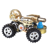 Stirling Engine Car Model Educational Vehicle Toy STEM Engine Model Creative Gift