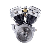 9cc V-Twin V2 Engine 4-Stroke Dual Black Cylinder Air-Cooled Motorcycle Gasoline Engine