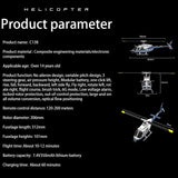 1/33 Scale BELL 206 Helicopter 2.4G 6CH Single-Rotor Gyroscopic RC Flying Aircraft Model