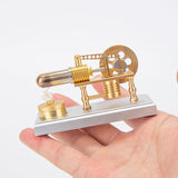 Robinson Stirling Engine Mini Hot Air External Combustion Engine STEM Toy RTR Version