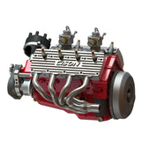 Small-block 44CC 1/6 Scale Water-Cooled Flathead 4-Stroke V8 Gasoline Engine Model Kit with Internal Combustion Function
