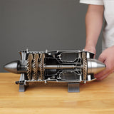 1/3 Turbojet Engine Model Kit - Build Your Own Functional Turbojet Engine - WP-85 DIY Aircraft Engine Model 100 Pieces