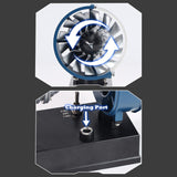 Mini Turbofan Engine Kit that Works - DIY Metal Electric Jet Engine with Visible Mechanics for STEM Education