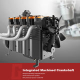 14CC Inline 4 Cylinder 4 Stroke OHC L4 Water-cooled Gasoline Engine Model for RC Cars, Ships, and Airplanes