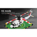 2.4G 4CH 170-Class 4-Rotor Flybarless Helicopter with Barometric Altitude & Throttle Adjustment Options (Optical Flow RTF Version)