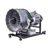 Turbofan Engine Model Kit that Works - Build Your Own Turbofan Engine - 1/10 Full Metal Dual-Spool Turbofan Engine Aircraft Jet Engine Model 1000+Pcs