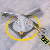 Stirling Helicopter Model Kit Gamma Hot Air Stirling Engine DIY Assembly STEM Educational Toy