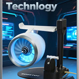 Turbo Jet Engine Desktop Fan High-Speed Cooling with Futuristic Design