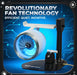 Turbo Jet Engine Desktop Fan High-Speed Cooling with Futuristic Design