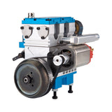8.6cc Inline 2-cylinder 4-stroke Water-cooled Electric Start Nitro Engine for 1:8 RC Car Model