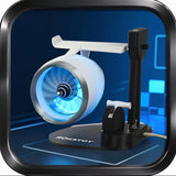 Turbo Jet Engine Desktop Fan High-Speed Cooling with Futuristic Design