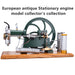 Horizontal Mill Engine Stationary Steam Engine Hot-bulb 4-Stroke Water-cooled Gasoline Internal Combustion Engine Model