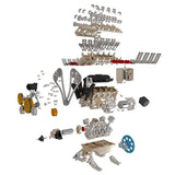 V8 Engine Model Kit that Works - Build Your Own V8 Engine - 1:3 Scale Full Metal V8 Car Engine Model Kit 500+ Pcs