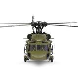 K170 Black Hawk UH-60L 170 Size 2.4G 4CH Flybarless RC Helicopter with Adjustable Left and Right Hand Throttle (RTF Version)