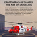 E2 UH-1Y 2.4G 6CH Dual Brushless Direct Drive RC Rescue Simulation Helicopter with Lidar Positioning