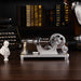 Two-Cylinder Stirling Engine Model Generator with Voltage Meter and LED Lamp Bead - STEM Educational Toy