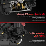 V8 Engine FS-V800WGPC 28cc OHV Gasoline Engine - Assemble Your Own V8 Engine - Functional V8 Engine Model Kit