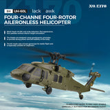 K170 Black Hawk UH-60L 170 Size 2.4G 4CH Flybarless RC Helicopter with Adjustable Left and Right Hand Throttle (RTF Version)