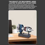 Mini Turbofan Engine Kit that Works - DIY Metal Electric Jet Engine with Visible Mechanics for STEM Education