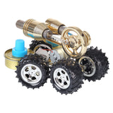 Stirling Engine Car Model Educational Vehicle Toy STEM Engine Model Creative Gift