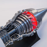 1/15 Scale 3D Printed Functional Turbofan Aircraft Engine Model (RTR Electric Light Version)