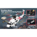2.4G 4CH 170-Class 4-Rotor Flybarless Realistic Helicopter Model with Barometric Altitude & Left/Right Hand Throttle Adjustment (Optical Flow RTF Version)