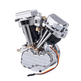 9cc V-Twin V2 Engine 4-Stroke Dual Black Cylinder Air-Cooled Motorcycle Gasoline Engine