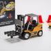 RC Forklift Remote Control with Flatbed Trailer Pullback Car 1/64 Scale 2.4G Kids Toy