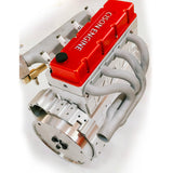 17.5cc Mini OHV Inline 4 Cylinder 4 Stroke Water-cooled L4 RC Gasoline Engine Model - Speed Up to 8,000rpm