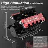 28cc Nitro V8 Engine Model Kit - Build a Functional V8 Engine - Working V8 Engine Model