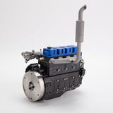 Compact 17.5cc Mini OHV Inline 4 Cylinder 4 Stroke Water-cooled L4 RC Gasoline Engine Model - Reaches Speeds Up to 8,000rpm