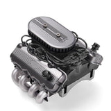 V8 Engine Fan Radiator Motor Hood Set for 1/10 RC Car GRC 1976 F76 Motor