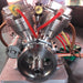 9cc V2 Engine V-Twin Dual Cylinder 4-Stroke Air-Cooled Gasoline Engine for Motorcycle RC Model