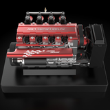 14cc Inline 4 Cylinder Four-stroke Water-cooled Nitro Engine Model for 1:8 1:10 RC Car Ship Airplane
