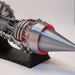 1/15 Scale 3D Printed Functional Turbofan Aircraft Engine Model (RTR Electric Light Version)