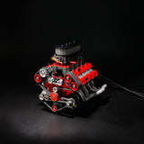 Functional V8 GS-V8 78CC DOHC Gasoline Engine Model with Starter Kit