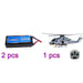 E2 UH-1Y 2.4G 6CH Dual Brushless Direct Drive RC Rescue Simulation Helicopter with Lidar Positioning