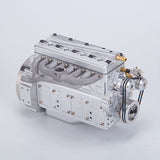 17.5cc Flathead Inline 4-Cylinder 4-Stroke Water-Cooled Gasoline Engine for RC Cars, Ships, and Airplanes