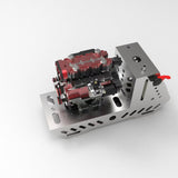 L4 Engine GS-L4 36cc DOHC Inline 4 Cylinder 4 Stroke Water-Cooled RC Gasoline Engine Model - Speeds Up to 12,000rpm