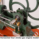 Horizontal Mill Engine Stationary Steam Engine Hot-bulb 4-Stroke Water-cooled Gasoline Internal Combustion Engine Model
