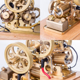 1.9cc Mini 4 Stroke Gas Engine Internal Combustion Model Atkinson Differential Opposed Piston