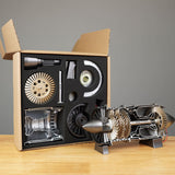 1/3 Turbojet Engine Model Kit - Build Your Own Functional Turbojet Engine - WP-85 DIY Aircraft Engine Model 100 Pieces