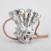 15.7cc Mini OHV V-twin V2 Shovelhead Engine 4-Stroke Air-cooled Gasoline Engine Motorcycle RC Engine Model
