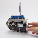 17.5cc Mini OHV Inline 4 Cylinder 4 Stroke Water-cooled L4 RC Gasoline Engine Model - Speed Up to 8,000rpm