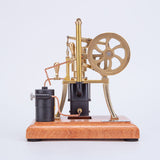 1/12 Scale Hot Air Pumping Engine Model Water-cooled Stirling External Combustion Engine Mechanical Toy Set