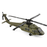 K170 Black Hawk UH-60L 170 Size 2.4G 4CH Flybarless RC Helicopter with Adjustable Left and Right Hand Throttle (RTF Version)