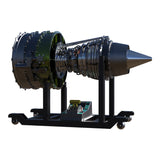 Turbofan Engine Model Kit that Works - Build Your Own Turbofan Engine - 1/10 Full Metal Dual-Spool Turbofan Engine Aircraft Jet Engine Model 1000+Pcs
