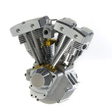 15.7cc Mini OHV V-twin V2 Shovelhead Engine 4-Stroke Air-cooled Gasoline Engine Motorcycle RC Engine Model